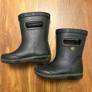 BOGS Kids Black Waterproof Boots